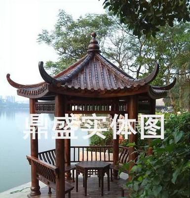 防腐木六角涼亭 別墅景觀與古建筑風(fēng)韻的完美融合